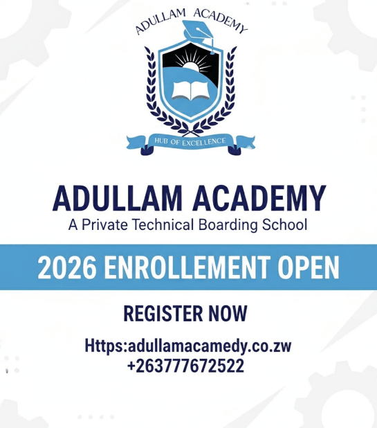 Adullam Academy January enrollment poster - Secondary Level admission